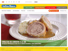 Tablet Screenshot of gallinablanca.es